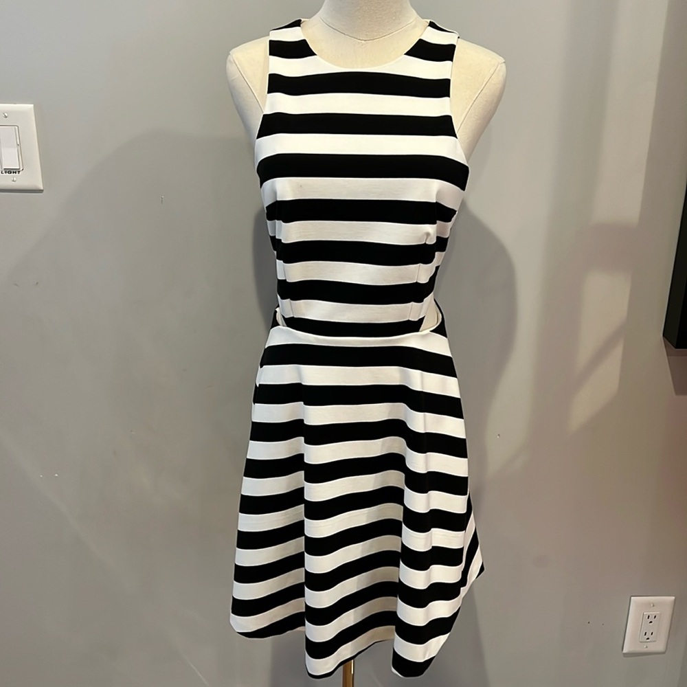 Black and white dress